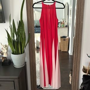 Size 2 red and white EXPRESS dress perfect for vacay